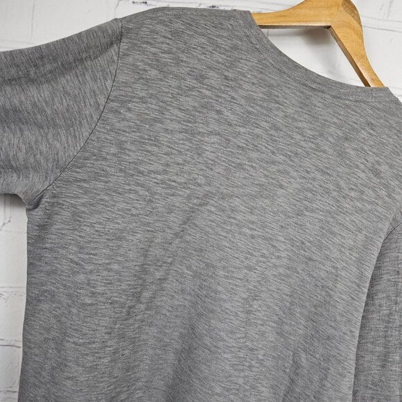 Travis Mathew Gray Long Sleeve Crewneck Shirt Mens M Peru Cotton Blend Modern - Picture 5 of 13